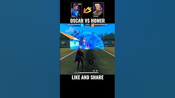 NEW CHARACTER OSCAR VS HOMER || #shorts #ffmax #ff #ob48 #new #character #oscar #vs #homer