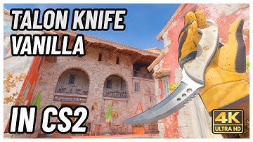 ★ CS2 Talon Knife Vanilla | CS2 Knife In-Game Showcase [4K]