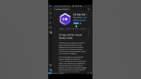 Use C# in VS Code!