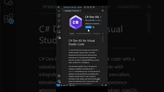 use c# in vs code!