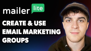 How to Create and Use Email Marketing Groups (tags) - Mailerlite (Full 2025 Guide)