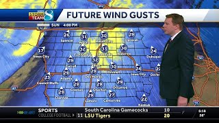 Iowa weather: Gusty winds and warmer today