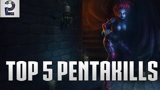 Top 5 Pentakills Evelynn