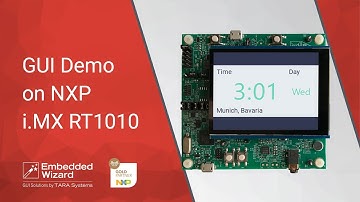GUI Demo on NXP i MX. RT1010 MCU