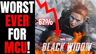Black Widow Box Office DISASTER! | Biggest 2nd Weekend Drop For MCU EVER!