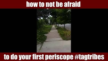 how to not be afraid to do your first periscope #tagtribes | RonOrr.com | Friction-Free Habit Loops