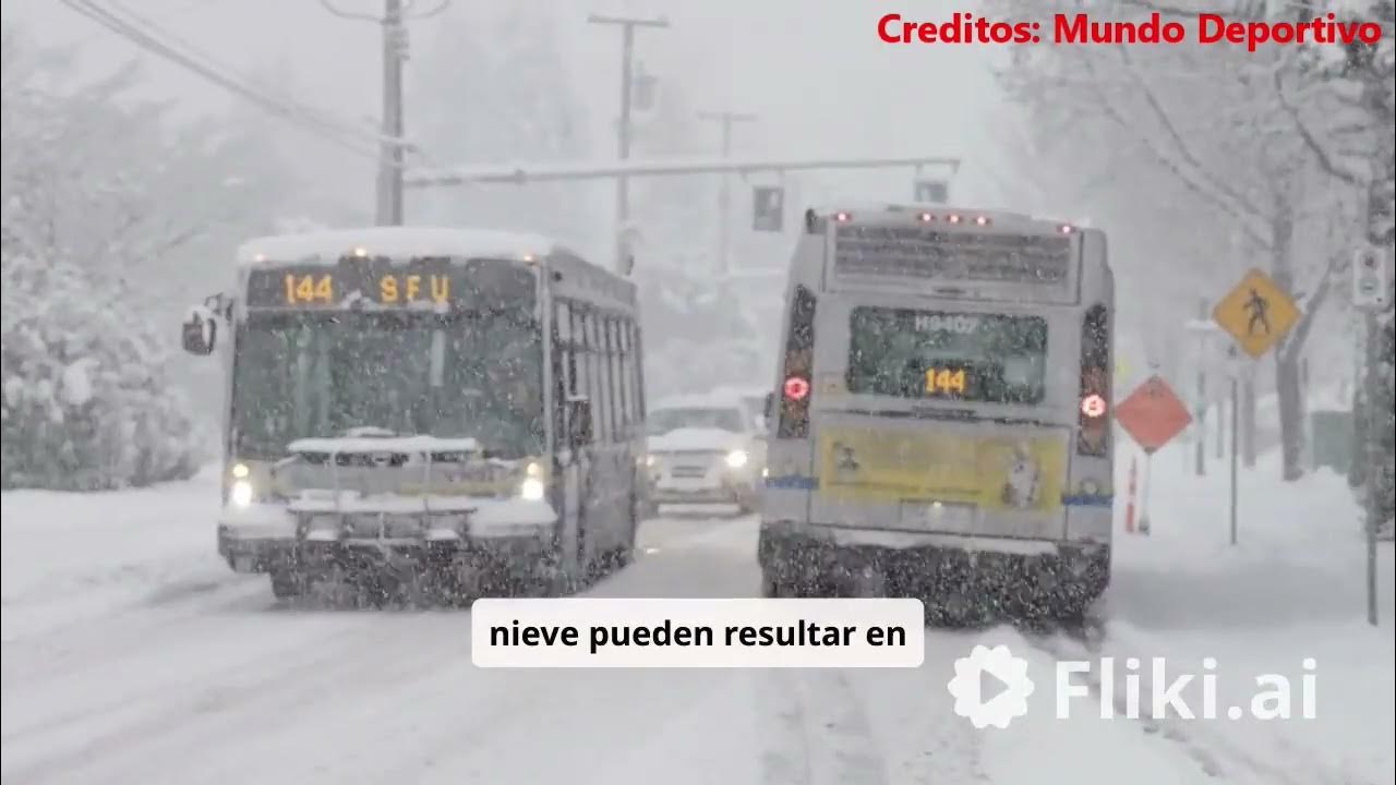 Tormenta de nieve Estados Unidos YouTube