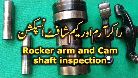 Camshaft and rocker arm assembly inspection for 70 cc