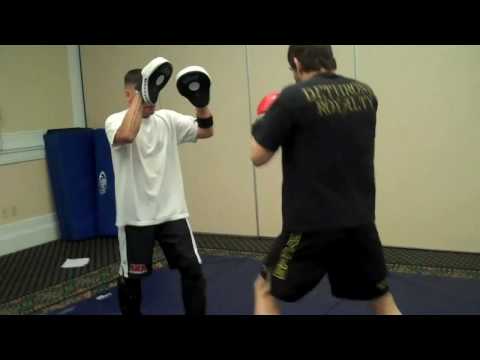 Jon Fitch trains with Gary Owens pre ufc 107