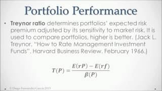 Treynor Ratio with Excel Wealth