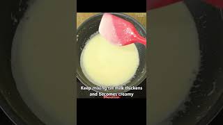 Anyone can make condensed milk at home in minutes - Ghar pe banaye condensed milk | Recipe shorts
