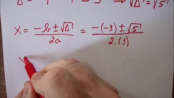 O que fazer quando o delta dá um número negativo?