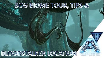 Ark Genesis Bog Biome - Map Tour - Bloodstalker Location - Admin Fly through