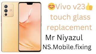 Vivo V23 touch glass replacement new trick with my risk all touch glaas original available7088689337