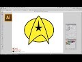 Make a Star Trek Starfleet Insignia in Illustrator CS6