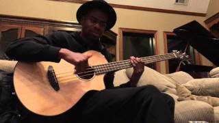 (4K) Breedlove Acoustic Bass Shredded to pieces by Christian Underwood (original Song)