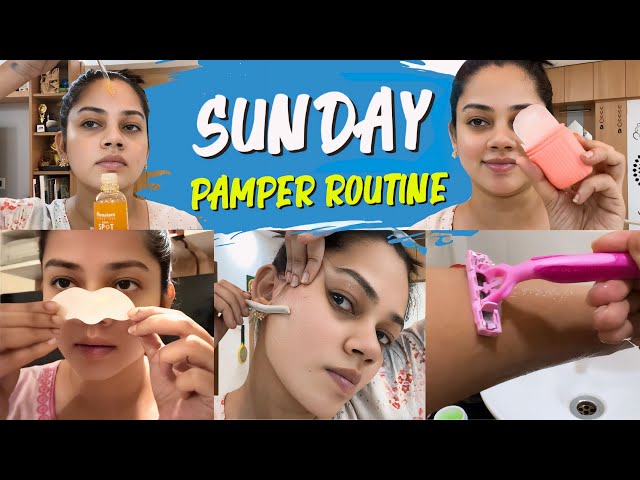 Sunday Pamper Routine😉| Anithasampath Vlogs class=