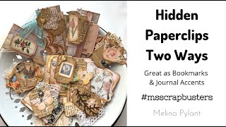 MAKING HIDDEN PAPERCLIPS TWO WAYS | #msscrapbusters CHALLENGE | MASS MAKING | SCRAP BUSTERS | Ep. 6