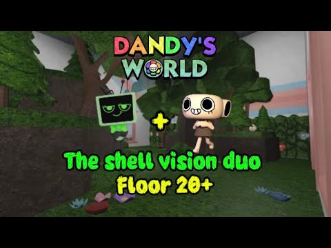 The shell vision duo Vee and Shelly run 20+  #dandysworld #roblox #video 