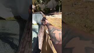 Breaking Down My Coleman Pool And A Quick Tip To Remove The Arms