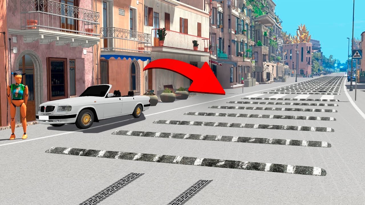 BU MAHALLADAN O'TISH ILOJI YO'Q, MASHINA KRASH TEST BEAMNG DRIVE