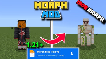 Best morph mod for minecraft pe 1.21| 100% working