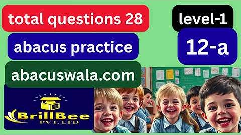 abacus practice software by abacus wala and brillbee !Abacus Practice Level 1 to 8 | abacus software
