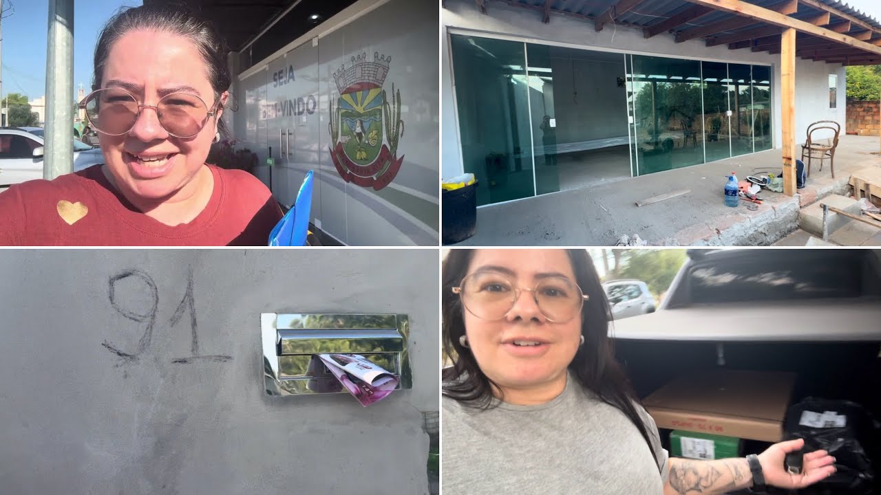 TIVE QUE IR NA PREFEITURA | TEMOS PORTAS NA CASA E COMPRAS DO ENXOVAL