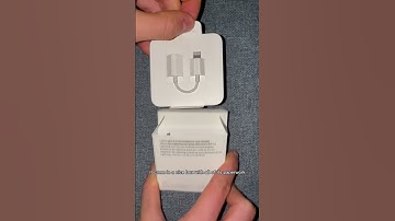APPLE UNBOXING: Apple Lightning to Headphone ADAPTER | #apple #unboxing #technology