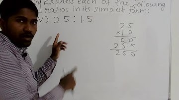 Q.1(c)(v) - Ex.11(A) - Ratio - ICSE Maths Class 6th - Chapter 11.