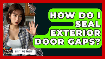 How Do I Seal Exterior Door Gaps? - Insects and Invaders