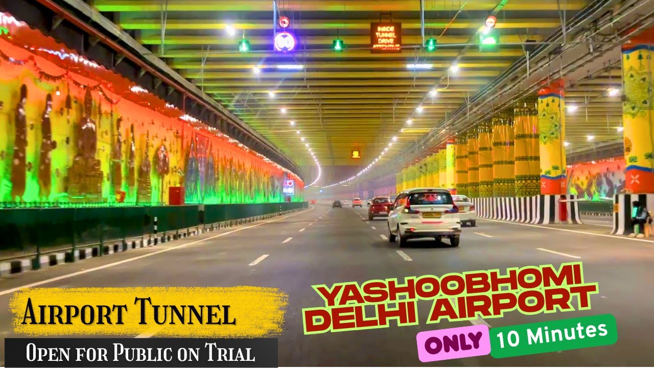 Delhi Airport Tunnel: From Yashobhoomi to IGI Airport in 10 Min – Game Changing Tunnel!