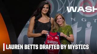 Washington Mystics Select Lauren Betts With 4Th Pick 2026 Wnba Draft