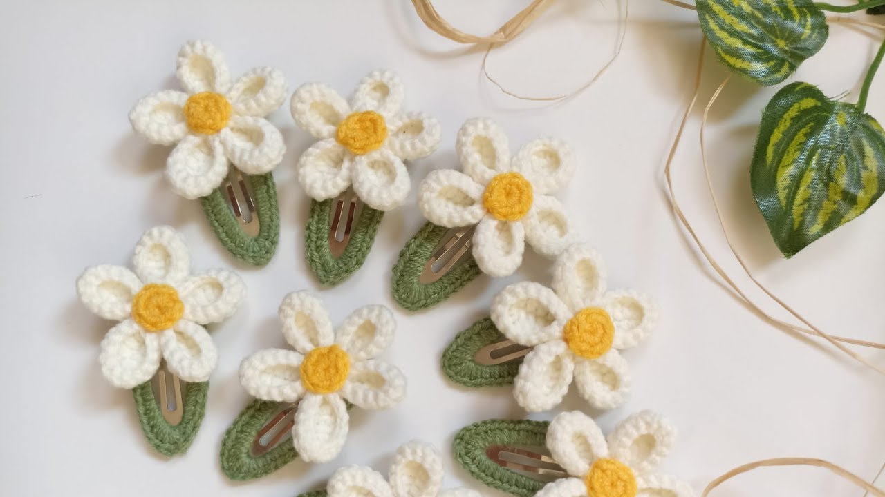 Yaprakları Kıvrık Örgü Papatya Tarifi @renktane