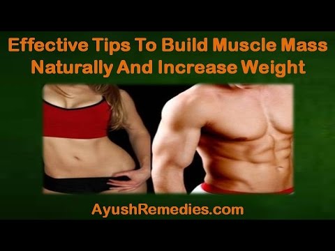 Effective Tips To Build Muscle Mass Naturally And Increase Weight - YouTube
