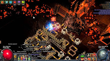 [Path of exile 1.3.0] AbyAegisBreaker 14k DPH Reckoning vs. Pack Size Shrine