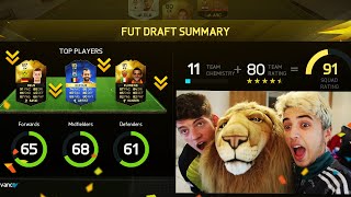 THE LOWEST RATED FUT DRAFT POSSIBLE!!! - FIFA 16 FUT DRAFT