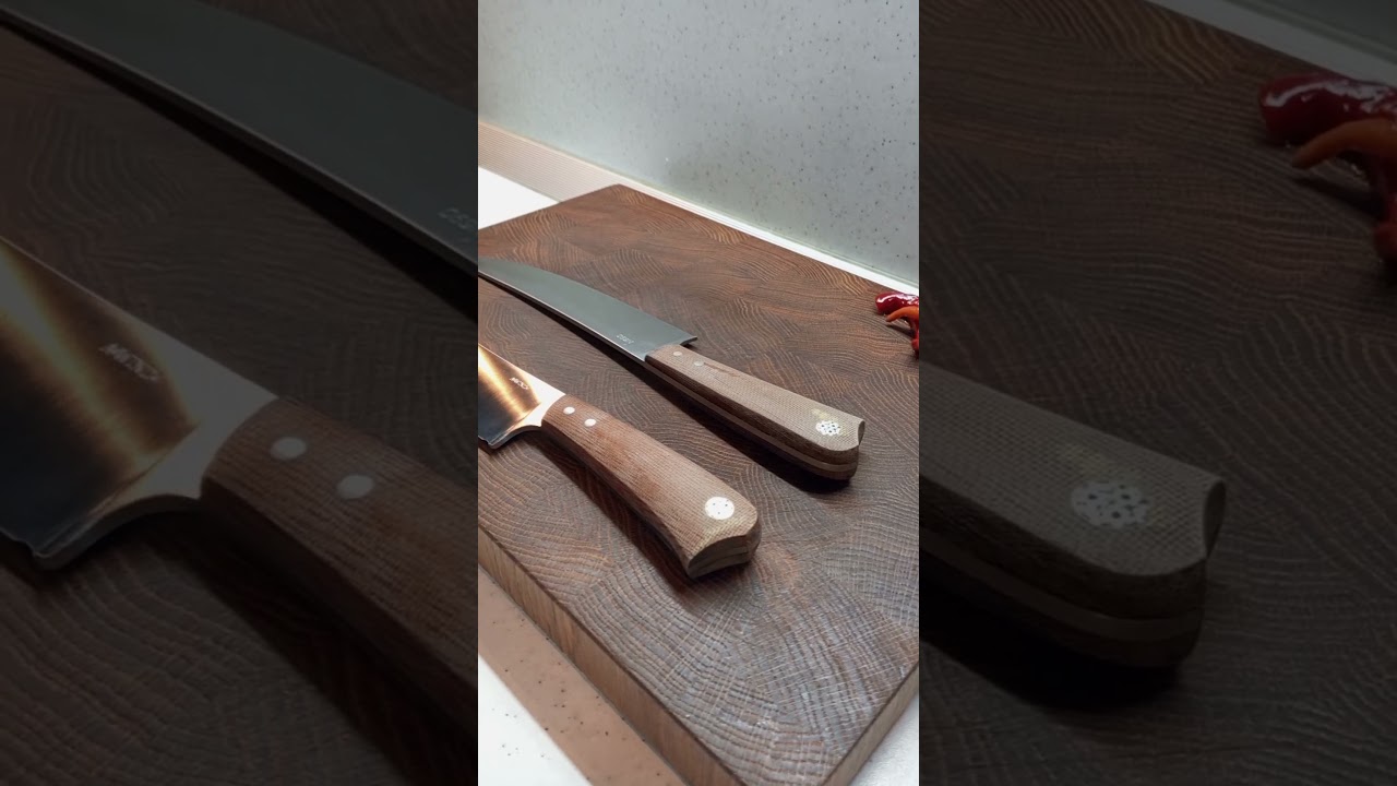 Кухонный нож. Нержавеющая сталь N690