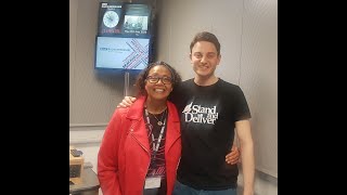 Rhodders interviewed by Michelle Jordan on BBC Radio Berkshire