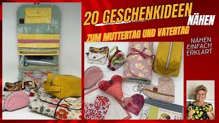 20 wunderschöne Nähideen zum Muttertag und Vatertag ❤️