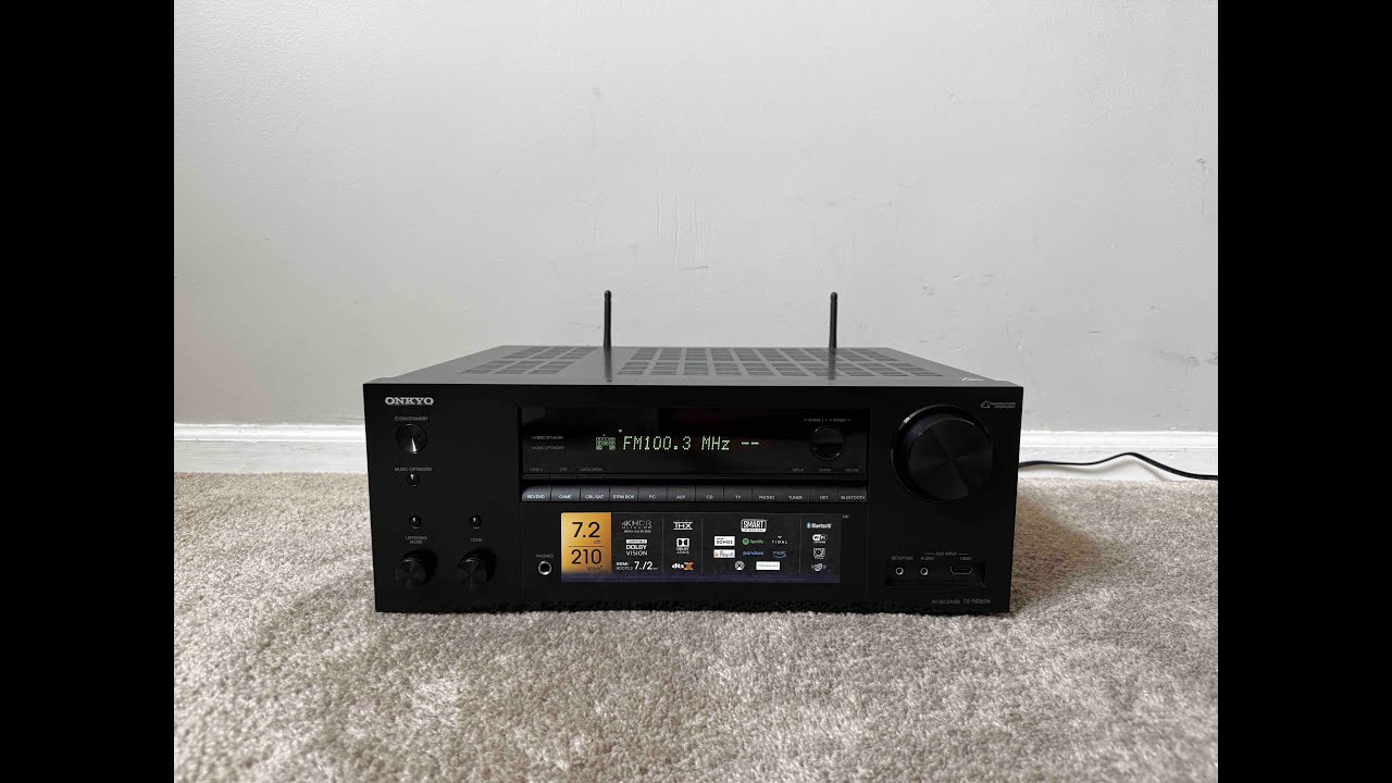 Onkyo TX-NR696 7.2 4K Ultra HD Bluetooth WiFi Home Theater Surround Receiver