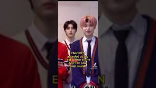 they finally received their TTA Award!❤😭 #enhypen #Short #ENHYPEN ©️dane_