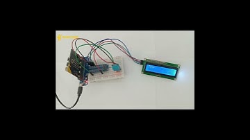 #display  #temperature  and #humidity  measured by #dht11  connected to Micro:bit on #i2c  #lcd