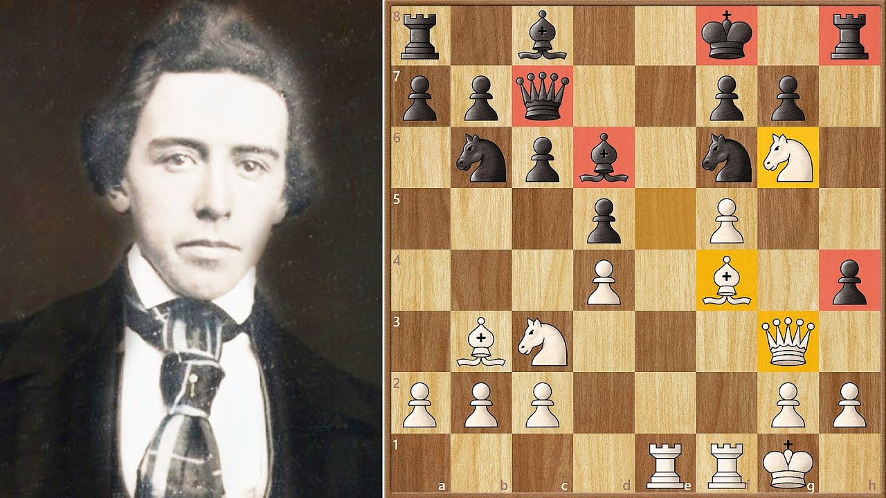 Paul Morphy's Blindfolded Chess Brilliancy