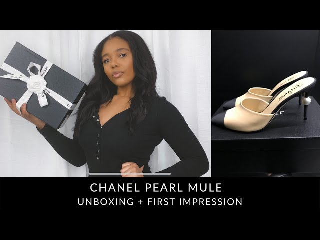 4.6.22, Chanel Braided Mules Unboxing. I'm obsessed with these newly