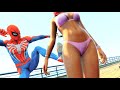 SPIDERMAN Water Ragdolls GTA 5 - Fails Compilation Epic Crazy Hero (Euphoria Physics Mods)