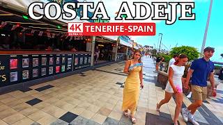 TENERIFE - COSTA ADEJE | Fañabé Beach at Sunset 👀 4K Walk ● July 2026