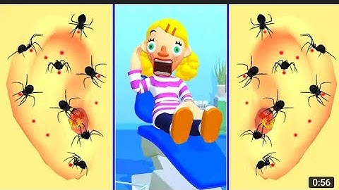 ✅ Earwax clinic in max levels mobile game walkthrough update all trailers iOS, Android gameplay HJKL