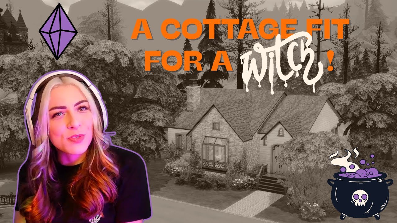 Building a COZY Witch's Cottage! 🎃 | Sims 4 Halloween Build 🌙