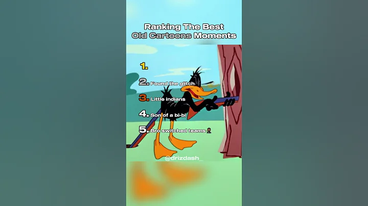 Ranking The Best Old Cartoons Moments. thumbnail